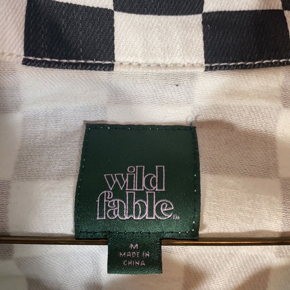 Checkered Denim Jacket - image 4